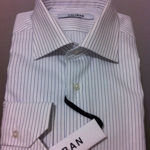 NWT$395 Caliban Italian luxury shirt 15.75/40 reg